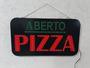 Imagem de Placa de LED ABERTO/PIZZA