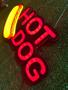 Imagem de Placa de LED letreiro HOTDOG 43x25 cm