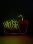 Imagem de Placa de Neon batata com refrigerante 40 cm