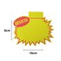 Imagem de Placa De Oferta Modelo Splash Tamanho Micro  Alerta Vibrante Colorida Contém 100 Unidades