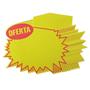 Imagem de Placa De Oferta Modelo Splash Tamanho Micro  Alerta Vibrante Colorida Contém 100 Unidades