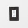 Imagem de Placa de parede Amazon Basics Single Gang Light Switch Outlet, pacote com 3