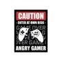 Imagem de Placa de Parede - Caution Enter At Own Risk  Angry Gamer