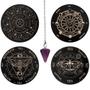 Imagem de Placa De Pêndulo De Madeira Lua Estrela, Cura Energética, Meditação, Adivinhação, Altar, Ornamento