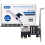 Imagem de Placa de Rede PCI Express Porta Ethernet RJ45 Detecção de Gigabit link