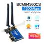 Imagem de Placa de rede Wifi Pci-ex Gigabit 1200mbps 2.4/5ghz Com Bluetooth - Fenvi