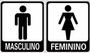 Imagem de Placa de sanitario feminino