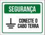 Imagem de Placa De Segurança - Conecte O Cabo Terra (18X23)