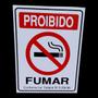 Imagem de Placa DE Sinalizacão 20x15 Proibido Fumar C/ NFE
