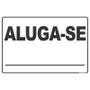 Imagem de Placa de Sinalização ALUGA-SE 20X30CM PCT com 05