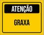 Imagem de Placa De Sinalização - Atenção Cuidado Graxa 36X46