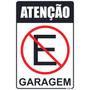 Imagem de Placa de Sinalização Atenção Garagem