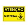 Imagem de Placa De Sinalização Atenção Glicerina 30x20 Ecom IA - SA74 F9e