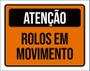 Imagem de Placa De Sinalização - Atenção Rolos Em Movimento 18X23