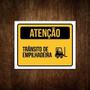 Imagem de Placa De Sinalização - Atenção Transito Empilhadeira 36X46