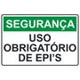 Placa de Sinalização EPI Uso Obrigatório Equipamento Proteção - Império da Impressão Imagem de Placa de Sinalização EPI Uso Obrigatório Equipamento Proteção