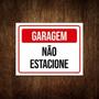 Imagem de Placa De Sinalização - Garagem Não Estacione 18X23