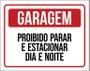 Imagem de Placa De Sinalização - Garagem Proibido Estacionar 36X46