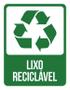 Imagem de Placa De Sinalização - Lixo Reciclável (27X35)