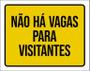 Imagem de Placa De Sinalização - Não Há Vagas Para Visitantes 36X46