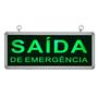 Imagem de Placa de Sinalização para Saída de Emergência de LED UN-10 220V