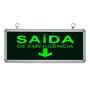 Imagem de Placa de Sinalização para Saída de Emergência de LED UN-16 220V