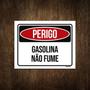 Imagem de Placa De Sinalização - Perigo Gasolina Não Fume 18X23