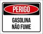 Imagem de Placa De Sinalização - Perigo Gasolina Não Fume 18X23