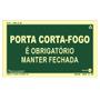 Imagem de Placa de Sinalização PORTA CORTA-FOGO PAF316 ENCARTALE