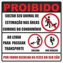 Imagem de Placa de sinalização proibido cachorro nas áreas sociais do condomínio