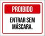 Imagem de Placa De Sinalização - Proibido Entrar Sem Camisa 18X23