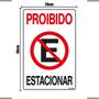 Imagem de Placa De Sinalização Proibido Estacionar 20x30 Ekomunike - P-1 F9e