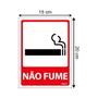 Imagem de Placa De Sinalização Proibido Fumar 15x20 Ecom IA - P-28 F9e