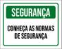 Imagem de Placa De Sinalização - Segurança Conheça As Normas 27X35