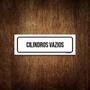 Imagem de Placa De Sinalização Setor - Cilindros Vios (30X10)