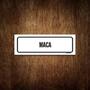 Imagem de Placa De Sinalização Setor - Maca (30X10)