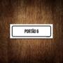Imagem de Placa De Sinalização Setor - Portão 6 (23X9)