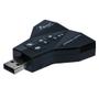 Imagem de Placa De Som 7.1 Usb Audio Pre Escuta Canal Virtual Hb-t65