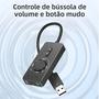 Imagem de Placa de Som Externa USB Vention - Adaptador de Áudio 3,5mm para Macbook, Laptop e PS4