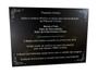 Imagem de Placa de Túmulo Retangular para 4 Pessoas 30x20cm Preta Preto