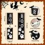 Imagem de Placa de varanda de Halloween ARTUFAN Boo Rustic 80cm Wood Outdoor