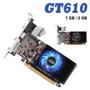 Imagem de Placa de Vídeo NVIDIA GeForce GT 610 - 1GB/2GB DDR3 - PCI-e x16 - 2048MB
