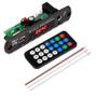 Imagem de Placa Decodificadora Bluetooth 5.3 para Carro - Áudio Sem Fio MP3/WMA - USB/TF/Rádio com Microfone