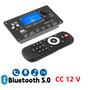 Imagem de Placa Decodificadora de Áudio Bluetooth 5.0 12V - com Controle de Volume, USB, TF e FM