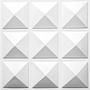 Imagem de Placa Decorativa 3d Revestimento Parede Teto Prisma Quarto Escritorio Cozinha Banheiro Ambiente Aconchegante Moderno