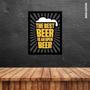 Imagem de Placa Decorativa - Best Beer - A Melhor Cerveja (27X35)