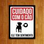 Imagem de Placa Decorativa - Cão Com Sentimentos