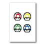 Imagem de Placa Decorativa COGUMELOS MARIO MDF 20x30cm