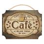 Imagem de Placa Decorativa com Corda Cantinho do Café 22x30cm MDF - Wp Connect