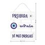 Imagem de Placa Decorativa com Corda Olho Grego MDF 6 mm Azul 30x49